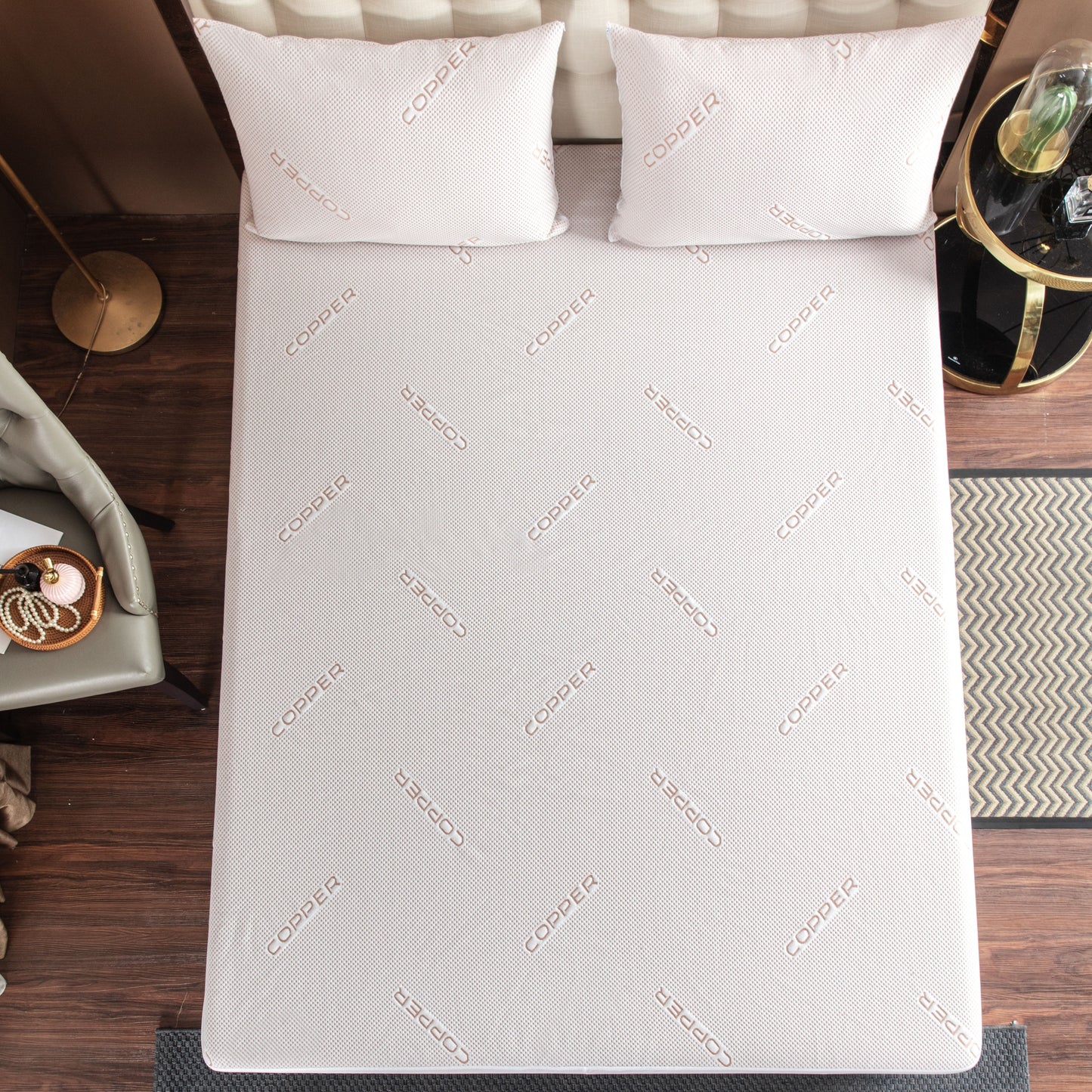 Copper Infused Waterproof Mattress Protector